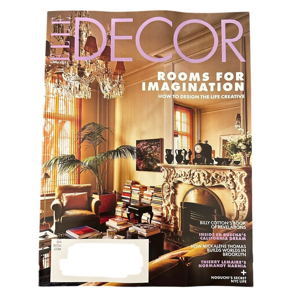 Elle Decor Magazine March 2026 Rooms for Imagination How to Design Life Creative